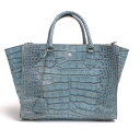 ADMJ ハンドバッグ エーディーエムジェイ 17SA01016 KHALIVALLEY 32cm W-ZIP TOTE 子牛革 カーフ Wジップ クロコ型押し...