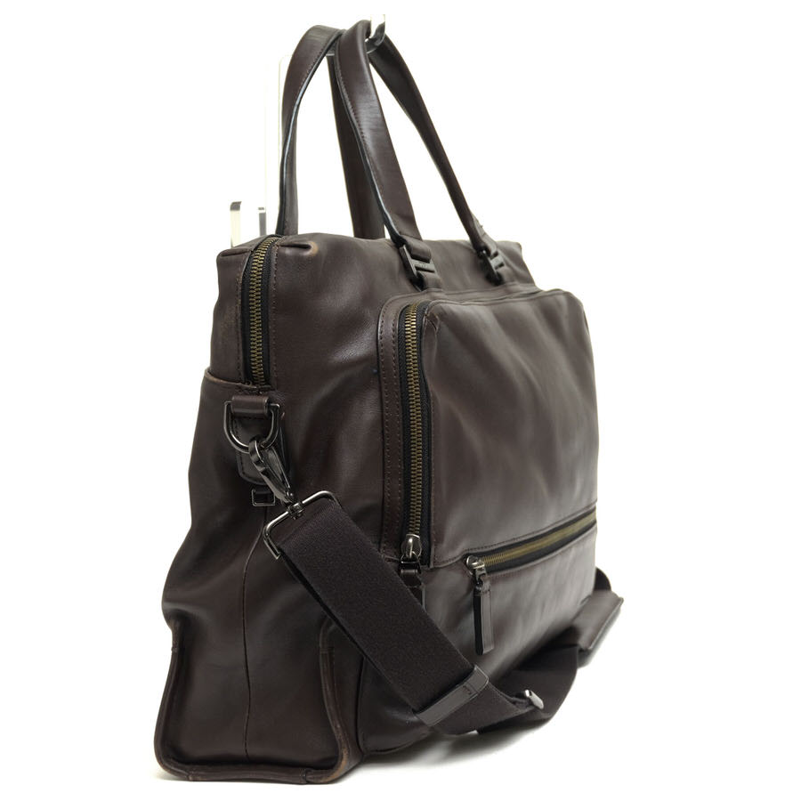 TUMI ビジネスバッグ トゥミ 63001B HARRISON Madden Brief ハリソン 牛革 フルグ...