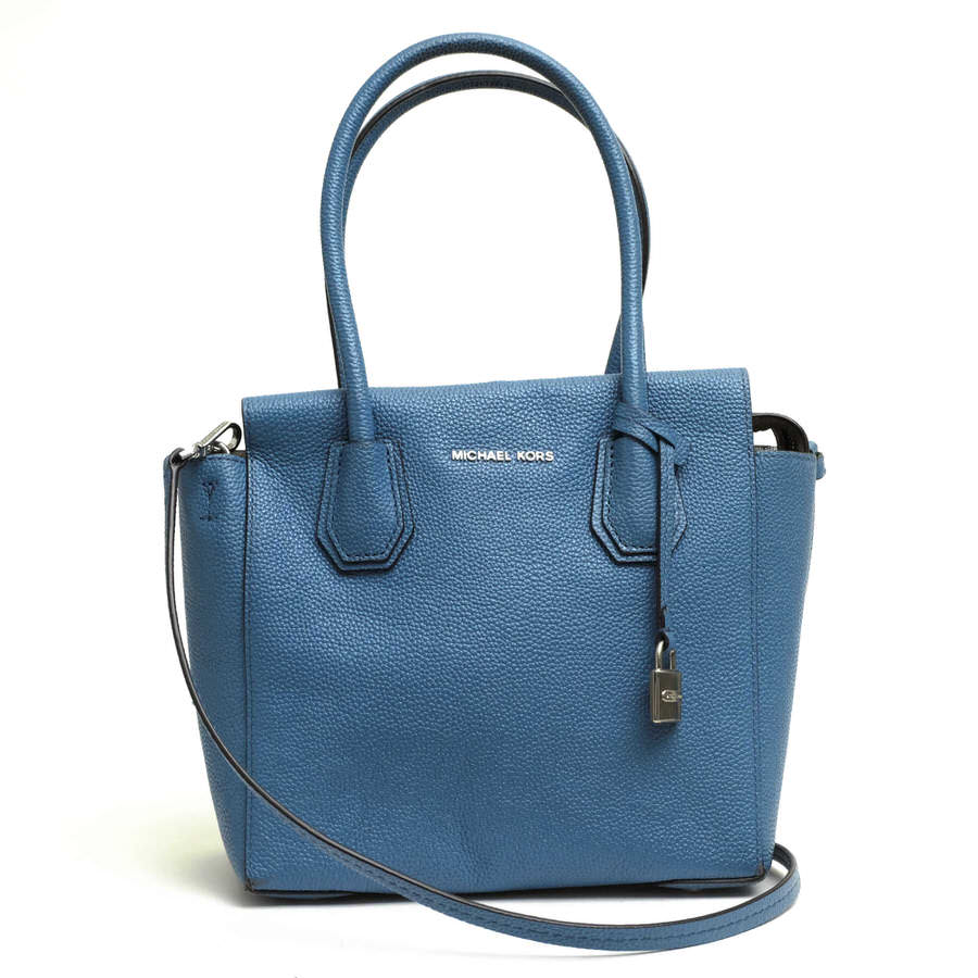 Michael Kors ハンドバッグ マイケルコース Mercer Satchel マーサー サッチェル ペブルドレザー 牛革 2WAY ショルダーバッグ シボ革 シュリンクレザー 