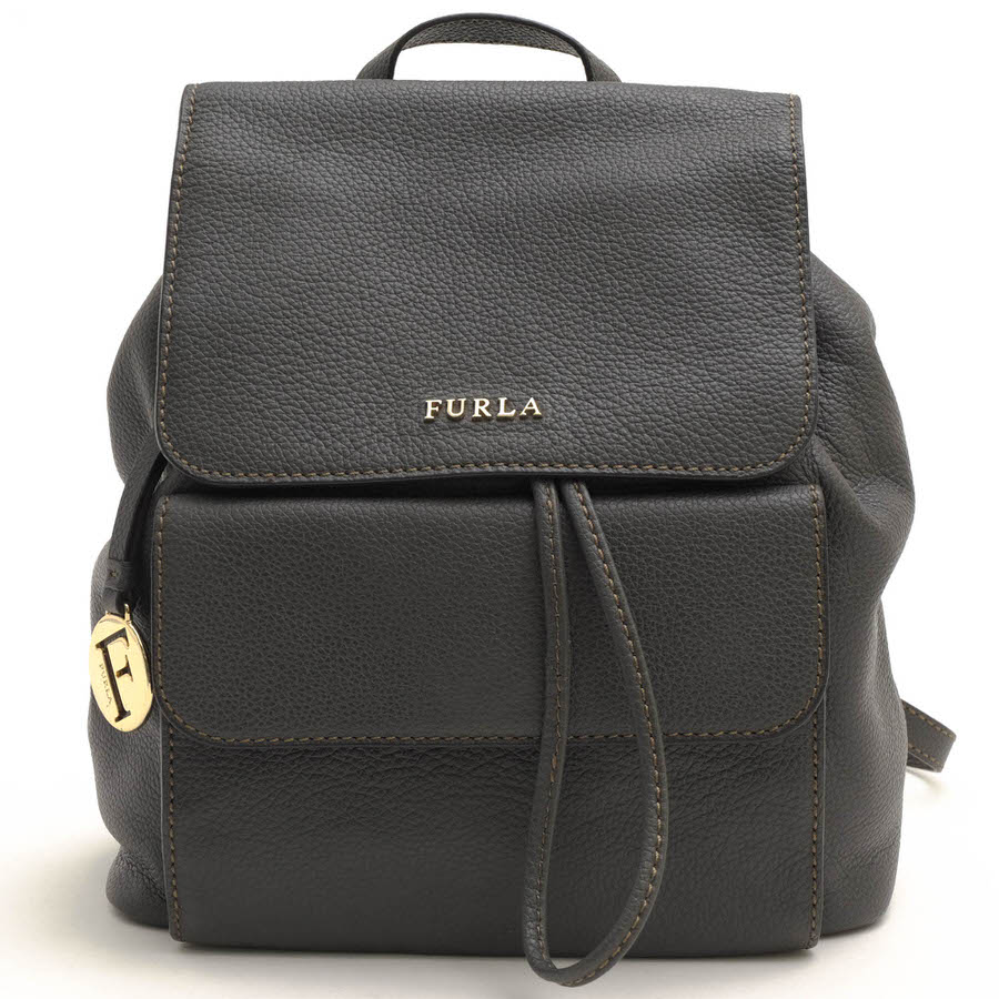 FURLA リュック フルラ NOEMI BACKPACK ノエミ 牛革 シボ革 シュリンクレザー 【中古】