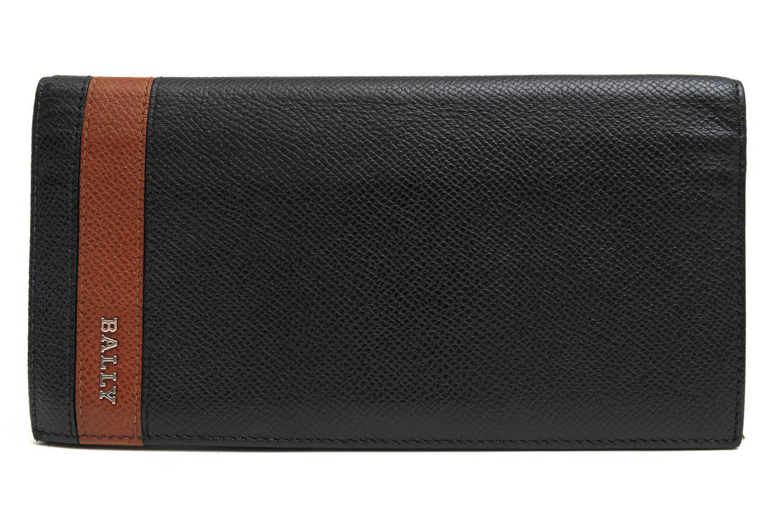 BALLY 長財布 バリー LALTYL.L 267 テクスチャードカーフレザー 牛革 小銭入れあり 二つ折り 【中古】