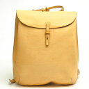 Daniel&Bob リュック ダニエル&ボブ LAVINIA ラビニア ヌメ革 牛革 フラップ式 2WAY デイパック 【中古】