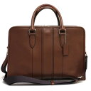 COACH ビジネスバッグ コーチ F72309 Bond Brief In Smooth Leather ボンド ブリーフ スムースレザー 牛革 A4サイズ収納可 2WAY ショルダーバッグ ノートPC収納可 【中古】