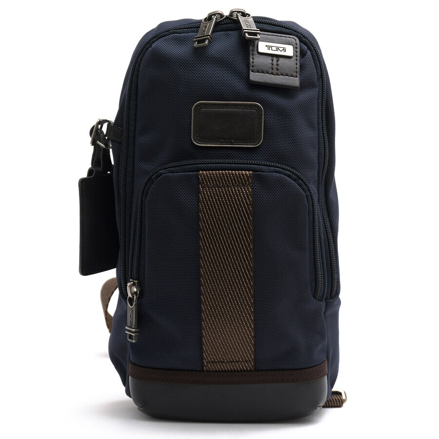 TUMI ショルダーバッグ トゥミ 2223402NVY0 Fremont FIFE Slim Sling Bag フレモント バリスティックナイロン ナパレザー 牛革 ボディバッグ 