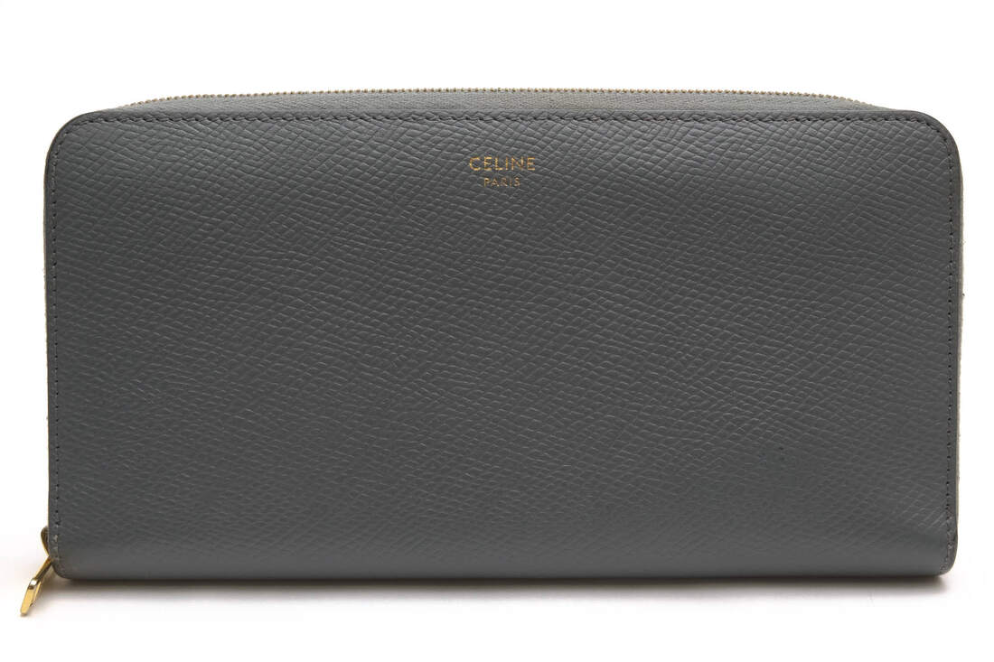 CELINE 長財布 セリーヌ 10B553BEL Large zipped wallet IN Grained Calfskin グレインカーフレザー 牛革 小銭入れあり ラウンドジップ ラウンドファスナー 