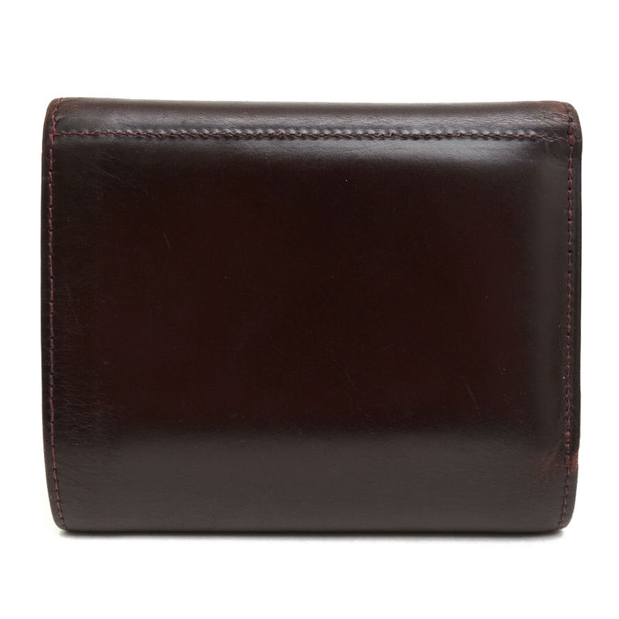 COCOMEISTER 財布 ココマイスター GEORGE BRIDLE ROBERTO PURSE ジョージブライドル ロベルトパース ブライドルレザー 牛革 小銭入れあり 三つ折り 【中古】