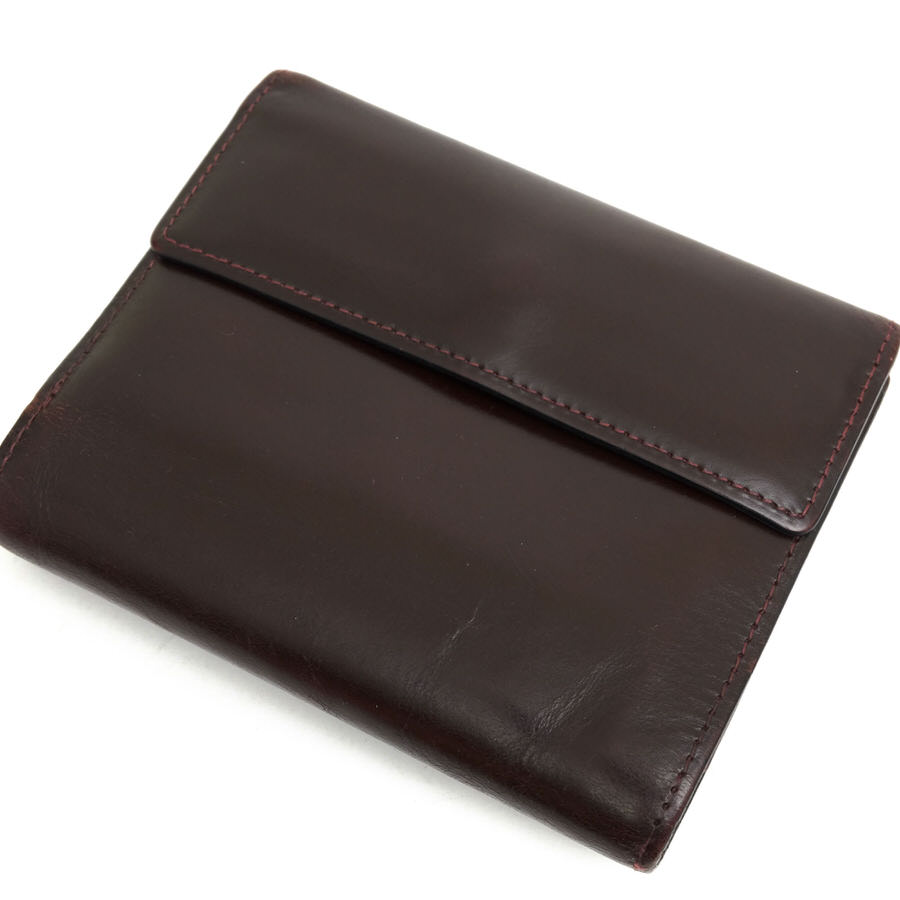 COCOMEISTER 財布 ココマイスター GEORGE BRIDLE ROBERTO PURSE ジョージブライドル ロベルトパース ブライドルレザー 牛革 小銭入れあり 三つ折り 【中古】