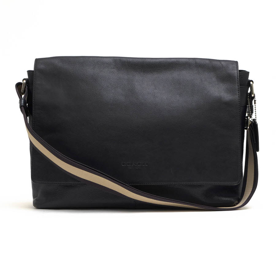 COACH コーチ メッセンジャーバッグ ショルダーバッグ A4ブラック×グレー COACH（コーチ） ショルダーバッグ メッセンジャーバッグ メンズ CR334