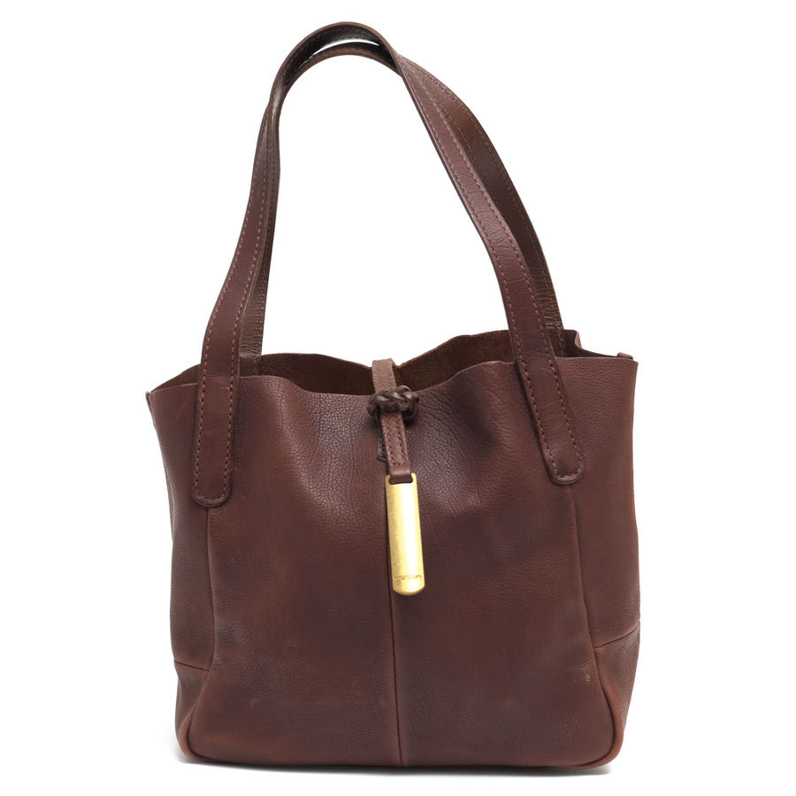 genten\\\' - genten ハンドバッグ ゲンテン 40521 38802 Leggero2 レッジェーロ2 タンニンなめし 牛革 シボ革 シュリンクレザー 肩掛け ワンショルダーバッグ 【中古】