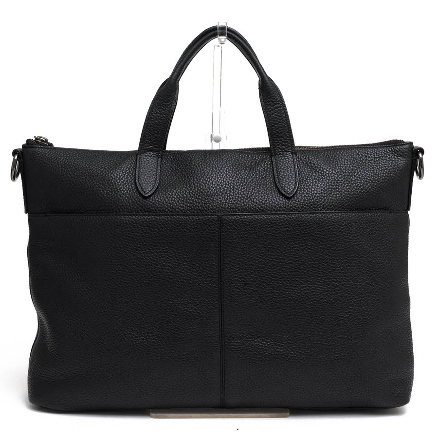COACH ビジネスバッグ コーチ 72304 Manhattan Brief マンハッタン ブリーフ ペブルドレザー 牛革 ノートPC収納可 シボ革 シュリンクレザー 【中古】 2