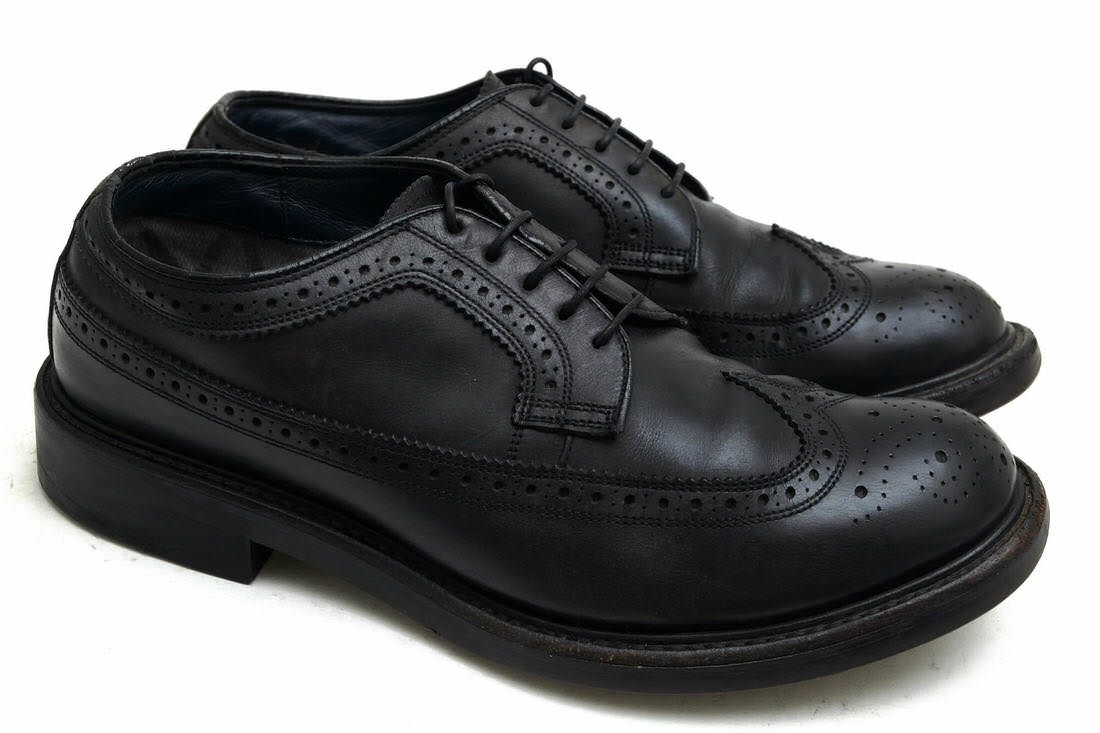 REGAL ビジネスシューズ リーガル 036S DWELLER SHOE WING TIP COW LEATHER WITH GORE-TEX nonnative ノンネイティブ別注 牛革 ロングウイングチップ ウイングチップ レザーソール 【中古】