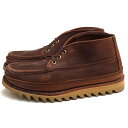 Russell Moccasin チャッカブーツ ラッセルモカシン SPORTING CLAYS CHUKKA BOOTS スポーティングクレイチャッカ オイルドレザー 牛革 シャークソール モカシン 定番 【中古】