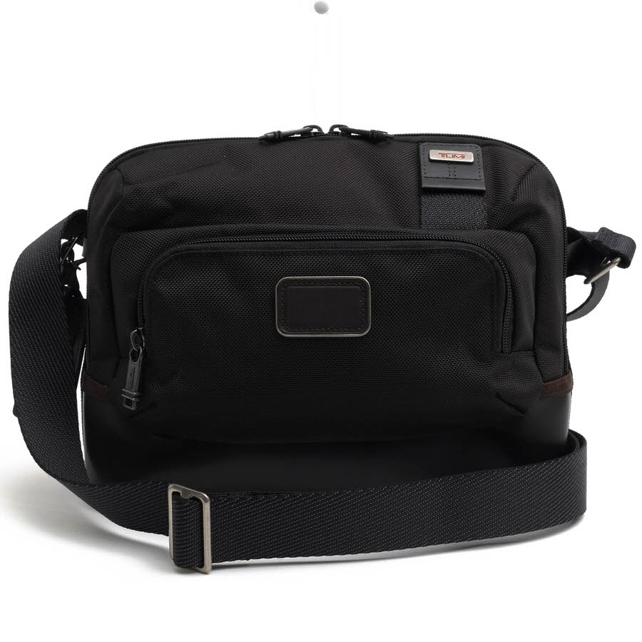 TUMI ショルダーバッグ トゥミ 2223305HKO Hester Crossbody バリスティックナイロン ナパレザー 牛革 クロスボディ ボディバッグ 【中古】