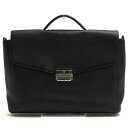 AIGNER ビジネスバッグ アイグナー 牛革 シボ革 シュリンクレザー 【中古】