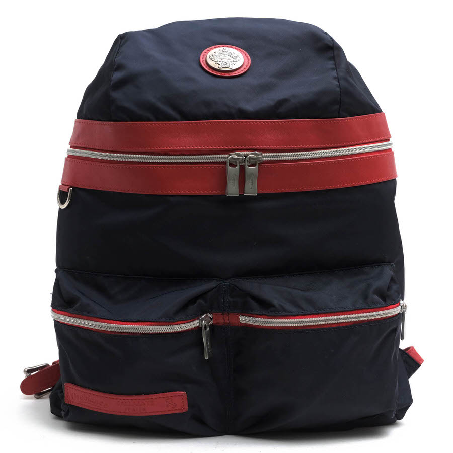 orobianco リュック オロビアンコ SOTTOMARYNO ソットマリーノ 伊リモンタ社ナイロン 牛革 A4サイズ収納可 デイパック 【中古】