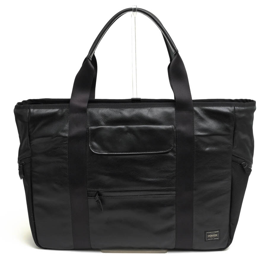 PORTER トートバッグ ポーター 吉田カバン ZOOM TOTE BAG ズーム B印 YOSHIDA SELECT ステア スコッチガードTM 【中古】