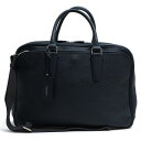 UNITED ARROWS ビジネスバッグ ユナイテッドアローズ UA LEATHER BRF 牛革 2WAY ショルダーバッグ シボ革 シュリンクレザー 【中...