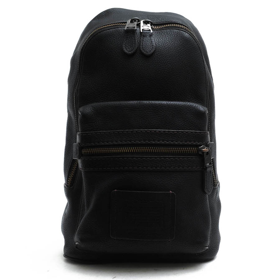 COACH - COACH ショルダーバッグ コーチ 32239 アカデミー パック ペブルレザー 牛革 ボディバッグ シボ革 シュリンクレザー 【中古】