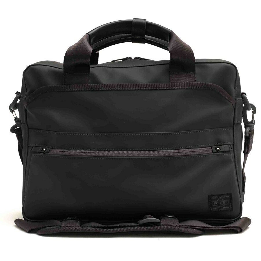 BRANDINGの全商品で利用可↓↓1%OFFクーポン↓↓PORTER ポーター 吉田カバン ビジネスバッグ メンズ 851-07408 BROWSE BRIEF CASE ブラウズ ポリエステルオックス PVC商品説明ホテルなどでお客様の鞄を預かるポーターという職業が 常に鞄に触れ、最も鞄の良さを知る者と考え、ブランド名に起用。吉田の技術と伝統をいかした吉田カバンのメインブランド。吉蔵が掲げた「一針入魂」を社是に、現在も在り続けています。それは、きちんとしたもの作りであり、海外生産をやらないことであり、物心両面に渡る職人さんへの配慮、そしてお客様との会話です。一針入魂は無くてはならない吉田カバンのバックボーンです。素材選びからデザイン、縫製に至るすべての工程に手を抜かないものづくりを実現するには熟練した職人の高い技術力が必要です。吉田カバンは、このこだわりに共感し、望むような鞄を作るのは日本の職人をおいて他にないと考え、ブランドを築き上げております。PVC加工を施した500デニールのポリエステルオックス素材は防水性も加わり、耐久性のある素材です。また名称の通り、ノートパソコンの収納可能なスペースに加えて、様々な端末を収納できるよう小ポケットを多く備えております。年齢や用途を限定せずビジネスユースに最適です。商品詳細◆ブランド名　PORTER◆サイズ詳細　横幅 約32cm、縦幅 約23cm、マチ 約8.5cm、ショルダー長さ最大 約120cm◆仕様　ポケット×4 ファスナーポケット×3 カードポケット×2 ペンホルダー×2◆特徴　防水仕様 2WAY ショルダーバッグ 定番◆型番　851-07408 BROWSE BRIEF CASE ブラウズ◆生産国　日本◆素材　上質なポリエステル×革レザー◆素材詳細　表：ポリエステルオックス（PVC加工） 裏：高密度ポリエステルオックス（ウレタンコーティング） 付属：牛ステア（撥水加工）◆色　グレー 灰色◆商品状態　中古品-良い◆付属品　ショルダーストラップ◆備考　ダークグレー