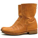 SAK obNWbvu[c TN Back Zip Boots Vachetta Leather Natural oPb^U[ v v[gD yÁz