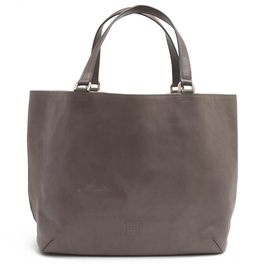 B, F, P - HIROFU トートバッグ ヒロフ プント トートバッグL バケッタアマーノ 牛革 A4サイズ収納可 【中古】