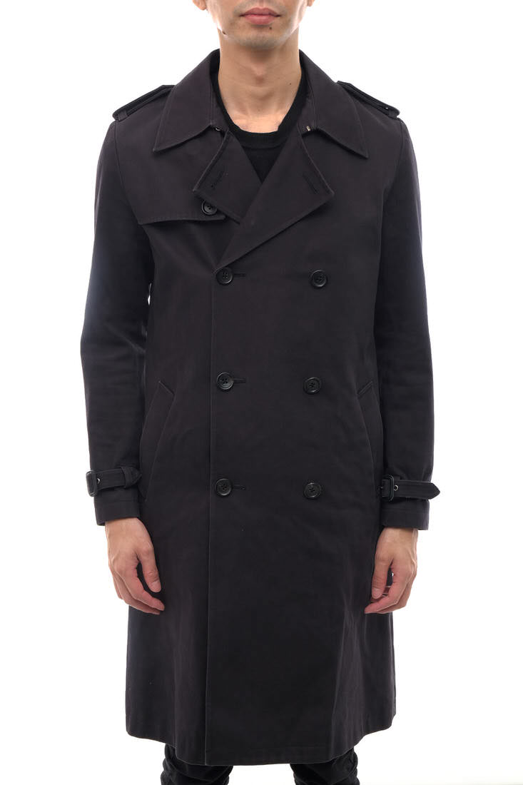 LITHIUM HOMME トレンチコート リチウムオム LH20-0401 DETACHABLE LINER LONG TRENCH COAT 40/2 コットンギャバジン 【中古】