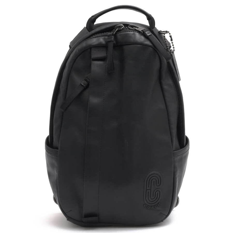 COACH ショルダーバッグ コーチ 89908 EDGE PACK スムースカーフレザー 牛革 クロスボディ ボディバッグ 【中古】