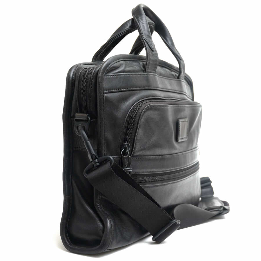 TUMI ビジネスバッグ トゥミ 96101DH ALPHA slim Deluxe Leather portfolio スリム...