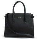 FURLA トートバッグ フルラ PIN S SATCHEL ピン 牛革 2WAY ショルダーバッグ シボ革 シュリンクレザー 【中古】