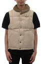 Engineered Garments ダウンベスト エンジニアド ガーメンツ Shawl Collar Down Vest リップストップ生地 ショールカラー コーデュロイ ウォッシュ加工 【中古】