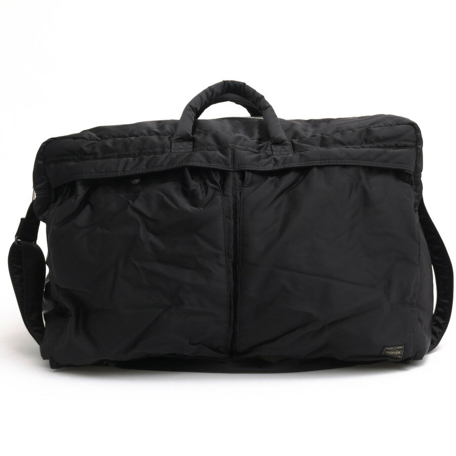 PORTER ボストンバッグ ポーター 吉田カバン 622-08301TANKER 2WAY BOSTON BAG L ナイロンツイル ポリエステル綿ボンディング加工 ダッフルバッグ 定番 MA-1 ミリタリー 【中古】