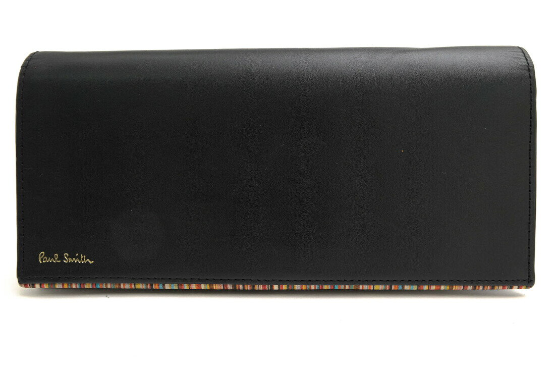 楽天市場】ポールスミス 長財布 pcステインカーフ（カラーブラック）の通販
