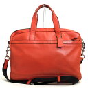 COACH ビジネスバッグ コーチ F71561 HUDSON BAG IN SMOOTH LEATHER ハドソン スムースレザー 牛革 2WAY ショルダーバッグ 【中古】