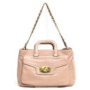 FURLA ハンドバッグ フルラ 牛革 2WAY ショルダーバッグ クロコ型押し 【中古】