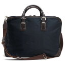 BARNEYS NEWYORK ビジネスバッグ バーニーズニューヨーク 高密度ナイロンツイル 牛革 2WAY ショルダーバッグ ノートPC収納可 【中古】