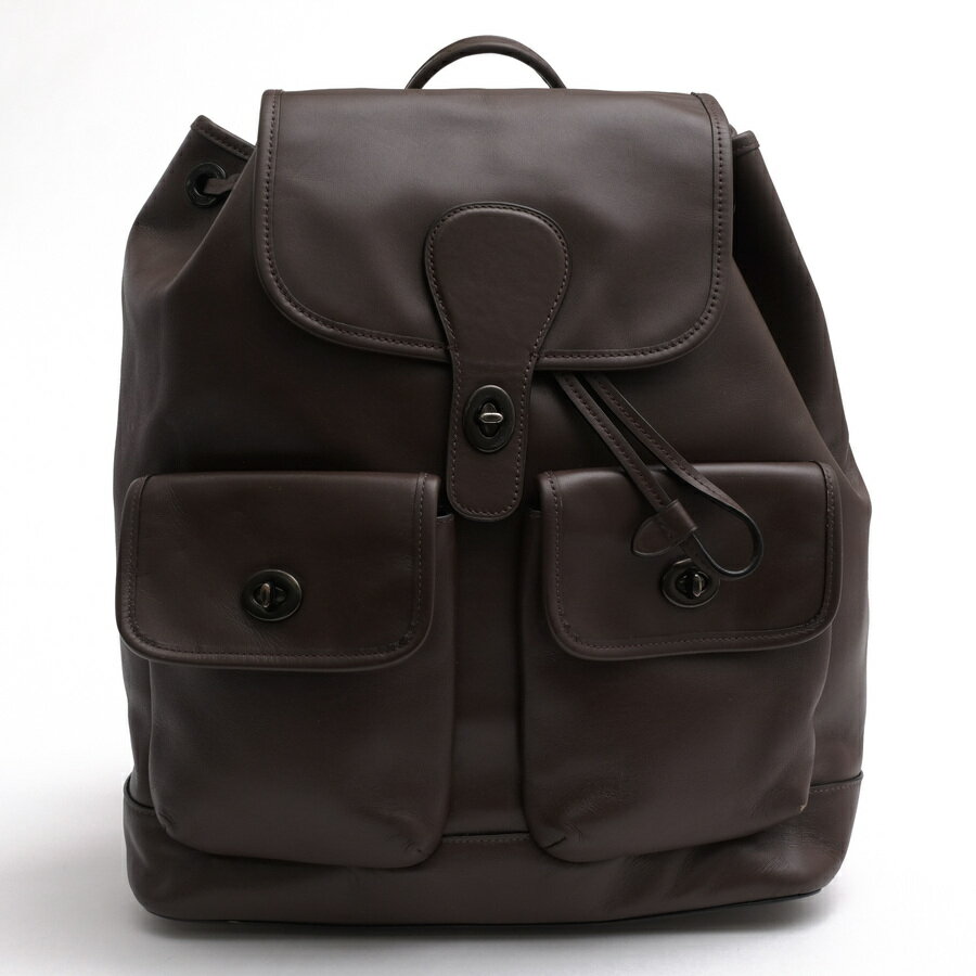 COACH リュック コーチ C1265 Heritage Backpack Refined calf leather リファインドカーフレザー 牛革 ターンロック開閉 デイパック 