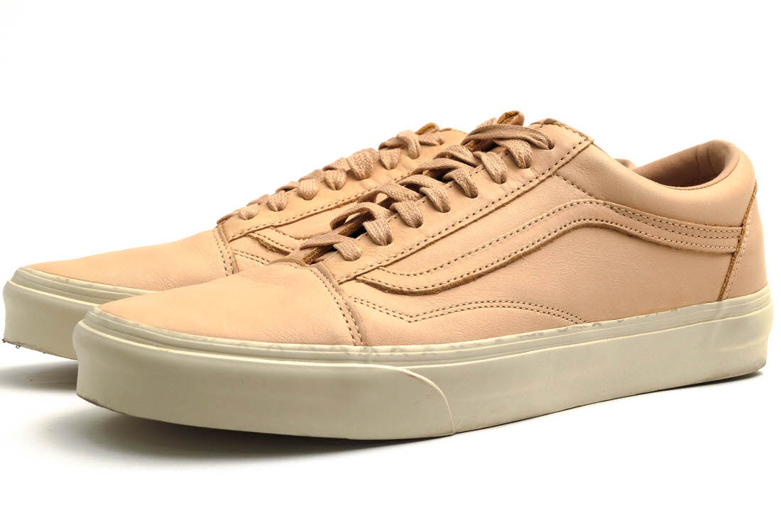 楽天ブランディングVANS ローカットスニーカー ヴァンズ VN0A32GJLUI Old Skool DX Veggie Tan オールドスクール USA企画 ベジタブルタンニン鞣し牛革 定番 【中古】