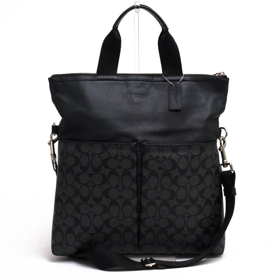 COACH g[gobO R[` F71796 Foldover Tote in Signature VOl`[ tH[h I[o[ PVCR[eBOLoX VOl`[ 2WAY V_[obO yÁz