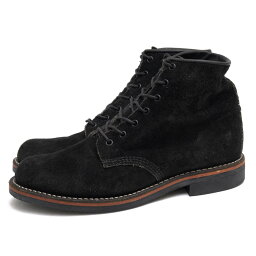 CHIPPEWA ワークブーツ チペワ 90049 6 SERVICE BOOT 6インチ サービスブーツ BLACK ODESSA REVERSE ブラック オデッサリバース 牛革 ニトリルイエロープラグ プレーントゥ Vibramソール グッドイヤーウェルト製法 【中古】