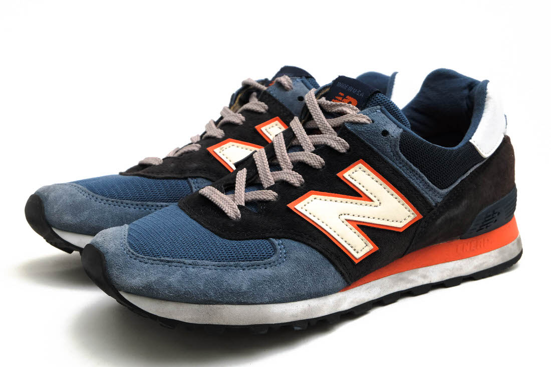 NEW BALANCE ローカットスニーカー ニューバランス US574BL Connoisseur Painters ENCAPソール 【中古】