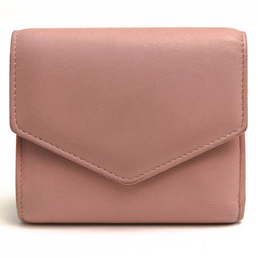 Maison Martin Margiela 財布 マルタンマルジェラ マルジェラ S56UI0136 Envelope Wallet スムースカーフ 牛革 三つ折り 小銭入れあり ユニセックス 男女兼用 【中古】