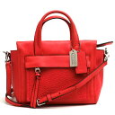 COACH ハンドバッグ コーチ F27923 ブリーカー ミニ ライリー キャリーオール BLEECKER MINI RILEY CARRYALL ペブルドレザ― 牛革 2WAY ショルダーバッグ シボ革 シュリンクレザー 定番 【中古】(4)