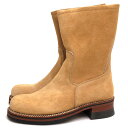 Guranisuta エンジニアブーツ グラニスタ GR-KE318CS ZIP ENGINEER BOOTS HORWEEN CALICO SUEDE SAND 米国ホーウィン社カリコスエード 牛革 サイドジップ Vibramソール 【中古】