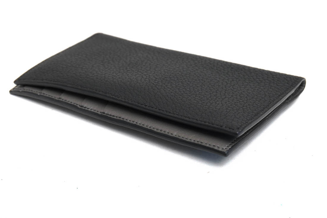 MAiSON TAKUYA 長財布 メゾンタクヤ MCC2 Multi CC Wallet 独ペリンガー社ジャーマンシュランケンカーフ 牛革 小銭入れなし 札入れ シボ革 シュリンクレザー 【中古】