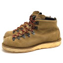 Danner マウンテンブーツ ダナー D-45500X MOUNTAIN LIGHT TAN SUEDE マウンテンライト タンスエード フルグレイン防水スエード ゴアテックス 牛革 ステッチダウン製法 Vibramソール 定番 【中古】