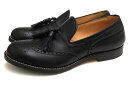 foot the coacher タッセルローファー フットザコーチャー FTC1312018 WING TIP LOAFER キップレザー 牛革 メダリオン スリッポン グッドイヤーウェルト製法 ウイングチップ 【中古】