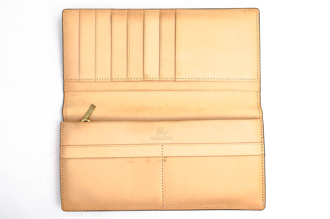 COCOMEISTER 長財布 ココマイスター Bridle Arfred Wallet ブライドル アルフレートウォレット UKブライドルレザー 牛革 小銭入れあり 二つ折り 【中古】