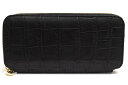STYLE CROCO 長財布 スタイルクロコ 小銭入れあり ラウンドジップ ラウンドファスナー 【中古】