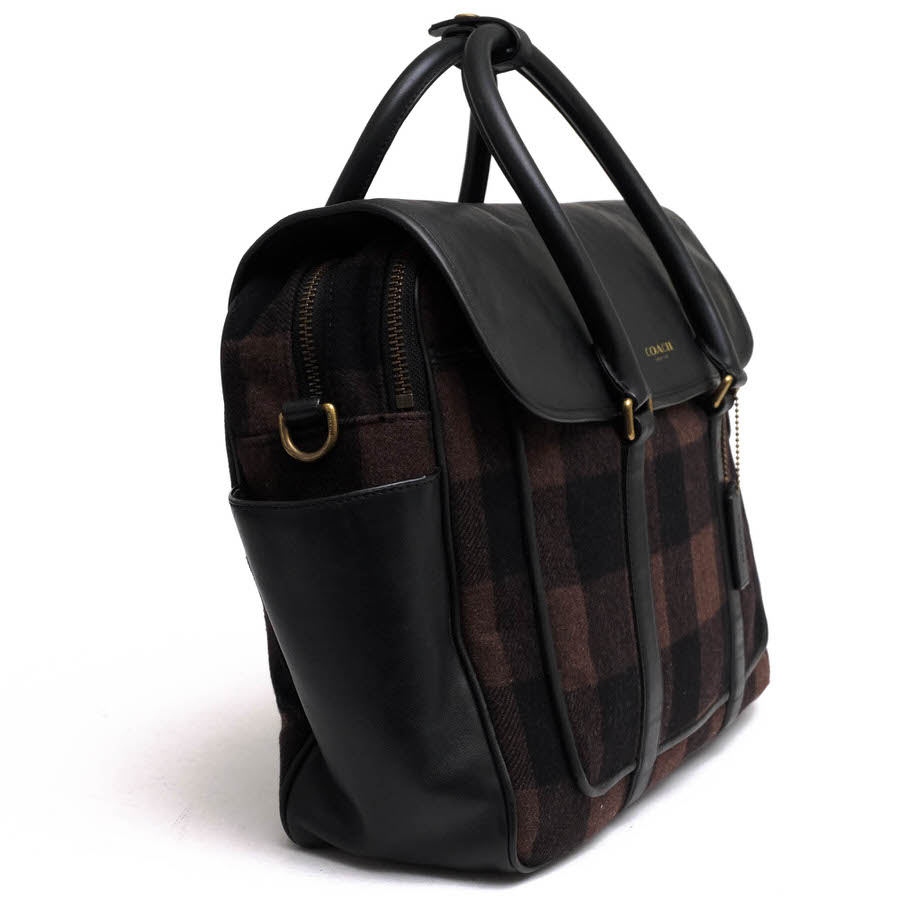 COACH ビジネスバッグ コーチ F71440 ESSEX WOOL FLIP Commuter エセックス ウール...