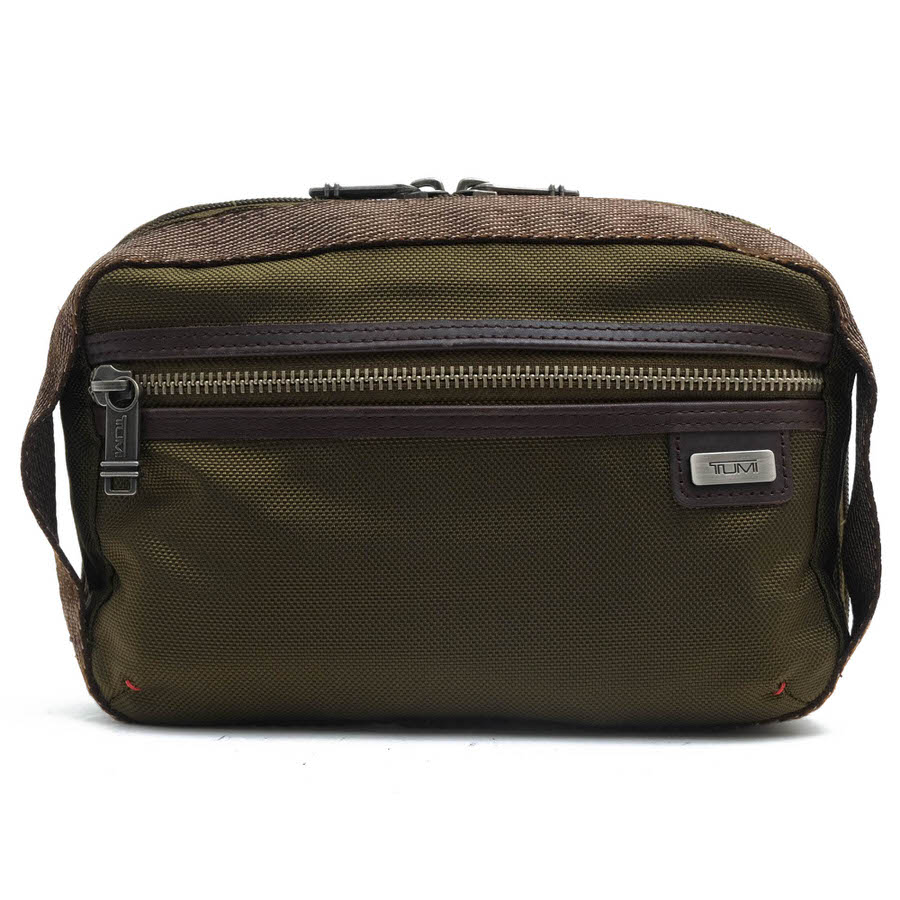 TUMI セカンドバッグ/クラッチバッグ トゥミ 22391OLH Riley Carry on Travel Kit バリスティックナイロン ナパレザー 牛革 【中古】(4)